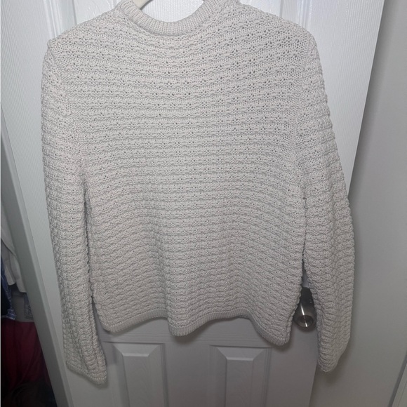 Anthropologie Cream Textured Cardigan - Picture 4 of 4